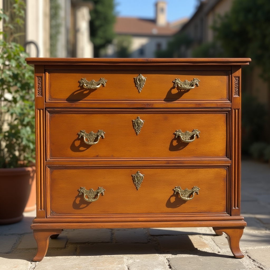 Mobile vintage restaurato con finitura perfetta