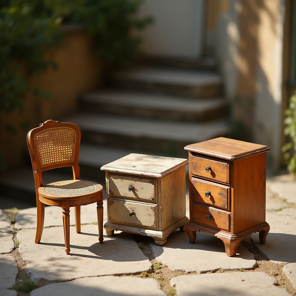 Selezione di mobili piccoli adatti al restauro